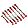 thumbnail image 1 of RC Car Tie Rods, High Accuracy RC Tie Rod Full Set Wear Resisting Excellent Buffering CNC Machining Adjustable Length With Thread For Outdoor Blue,Red,Dark Blue, 1 of 8