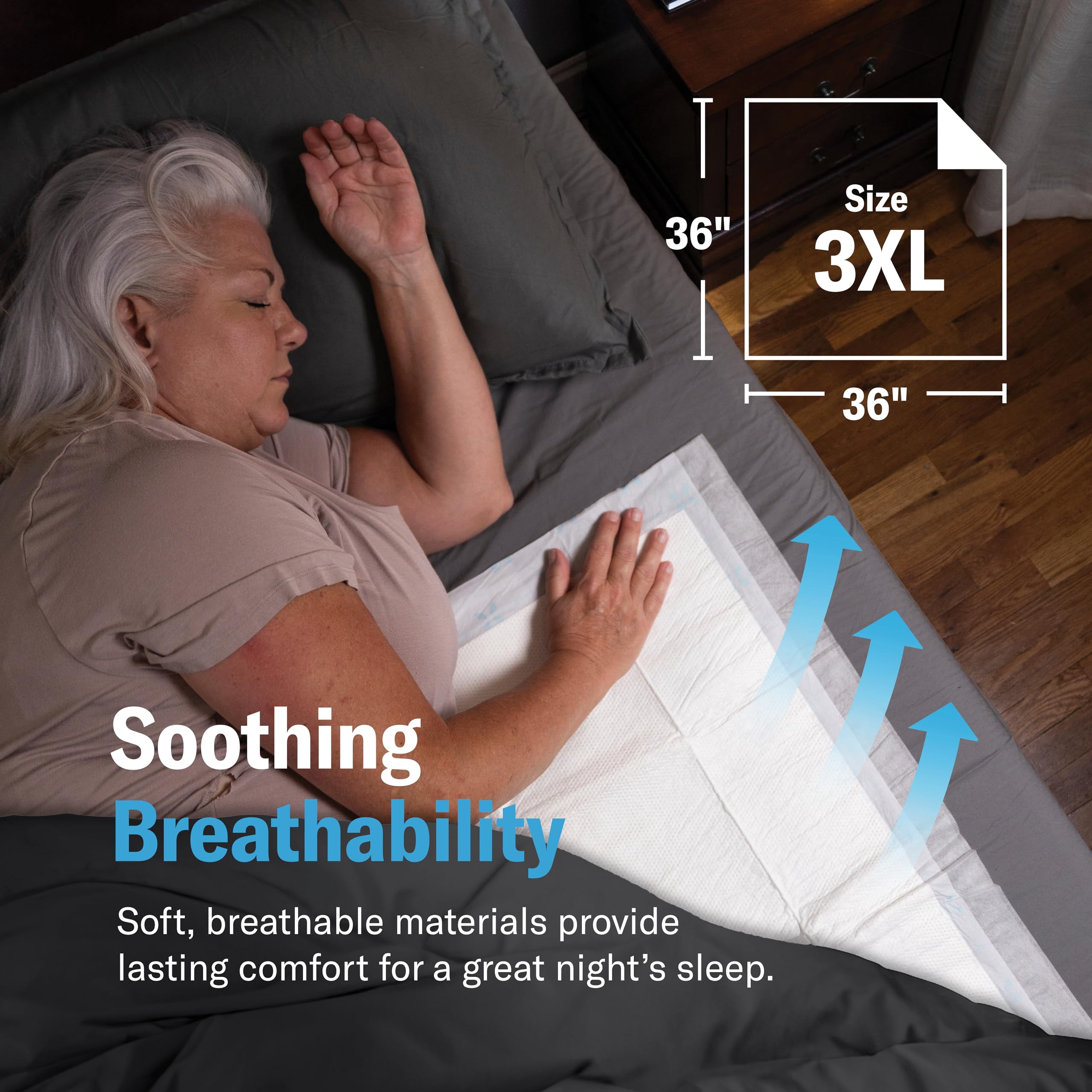 Chucks Max Bed Pads Disposable Adult 36 X 36 Breathable - Xxx-large Pee For Adults Heavy Duty 10x Absorbency Underpads 400 Lbs. Repositioning [20 Count]
