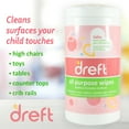 Dreft All Purpose Cleaning Wipes Baby Essentials, Surface Cleaning