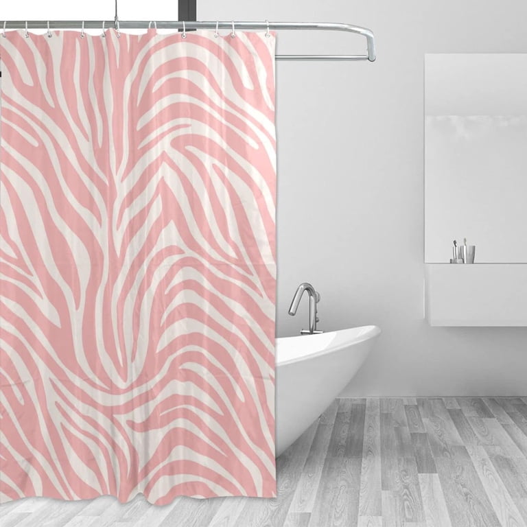 Zebra Print Shower Curtain Cat Coquillette For Deny Tiger Collection