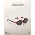 thumbnail image 4 of Gafas de sol polarizadas TIJN Olisa retro ovaladas TR90 49 mm unisex, 4 of 8