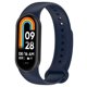 thumbnail image 2 of Reloj inteligente pulsera de silicona para Xiaomi Mi Band 8 Smart Band (azul medianoche), 2 of 8