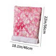 thumbnail image 3 of onlyliua Oferta Por Tiempo Limitado Nueva Funda para Silla con Peluches Navideños Rosas, Funda para Asiento de Restaurante con Copos de Nieve Dorados y Navideños, 3 of 6