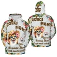 thumbnail image 3 of Corgi Mom Like a Normal Mom Except Much Cooler Happy Mother's Day All Over Print 3D Hoodie Unisex Merch Hoodies Welsh Corgi Dog Lover Gifts Idea - 02004, 3 of 6
