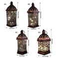 thumbnail image 5 of Giaone Vintage Iron Art Hollowed Hanging Lanterns LED Light for Morocco Home Decors, 5 of 18