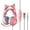 Pink, variant on Gaming Headset with Microphone, Compatible with PC, Computer, Laptop, Over-Ear Headphones with LED RGB Light, Noise Canceling Mic, 7.1 Stereo Surround Sound, Pink