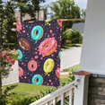 thumbnail image 4 of Zufioo Donuts1 Print Double Sided Garden Flag, Outdoor Decorative Flag, Garden Yard Flag, Ideal Home Decoration-12.5"x18", 4 of 9