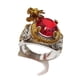 thumbnail image 2 of Anillo de dragón Qarigey de estilo europeo de cobre Joyería hecha a mano de plata esterlina para hombres Trabajo hecho a mano exquisito, 2 of 6