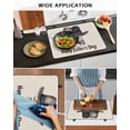 thumbnail image 6 of nqOlkjepod Large Induction Cooktop Protector Mat 24"x21", Happy Father's Day Stove Top Covers for Electric Stove, Funny Bow Beard Watercolor Decorative Stove Burner Cover Mats, Glass Top Stove Cover, 6 of 8