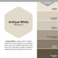 thumbnail image 6 of Glidden One Coat Antique White / Off White Eggshell Interior Paint with Primer, 1 Quart, 6 of 14