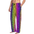 thumbnail image 2 of Daiia Animal Paw Rainbow Men's Sleep Pant with Pockets and Drawstring,Pajama Pants-Medium, 2 of 9