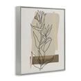 thumbnail image 4 of Stupell Industries Southwestern Plant Leaves Botanical & Floral Painting Gray Framed Art Print Wall Art, 11 x 14, 4 of 10
