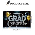 thumbnail image 3 of Decorative Flags, Congratulations Class of 2025 Sign Banner Door Cover Graduation Decorations Large Front Door Porch Sign Indoor Outdoor Photo Booth Props, Flags_ Banners & Accessories, 3 of 8