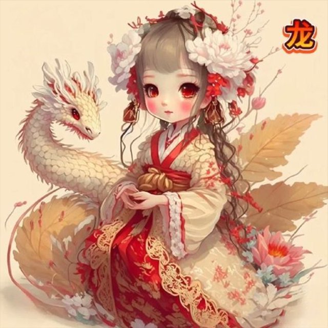 (2) Hilo Algodón Ecológico Bordado 11CT 3 Hebras Impresión 50x50cm Kit Serie Dibujos Animados Punto Cruz Del Dragón Del Zodiaco