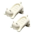 thumbnail image 2 of AFQH 2pcs Cute Cat Drain Soap Holder Container Smooth Plastic Toilet Soap Dish Case, 2 of 6