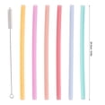 thumbnail image 2 of <p>Soft Straw, High Strength Hygienic Reusable Straw, Portable For  Milk Tea Shop Cafe Shop</p>, 2 of 7