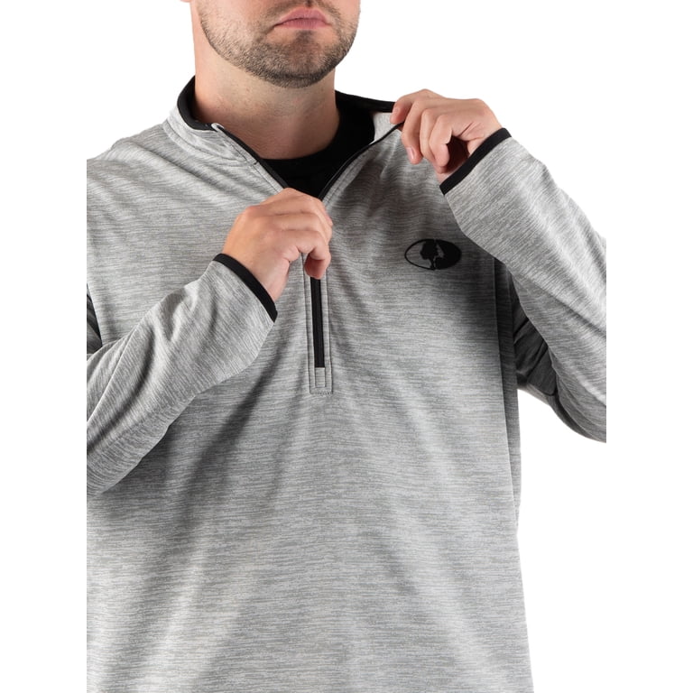 Mossy Oak Men's Fleece Quarter-Zip Pullover Sweatshirt photo 4