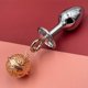 thumbnail image 4 of BDSM Anal Plug - Metal Bell Butt Plug for Masturbation and Sex Game - Erotic Props for Men and Women, 4 of 4