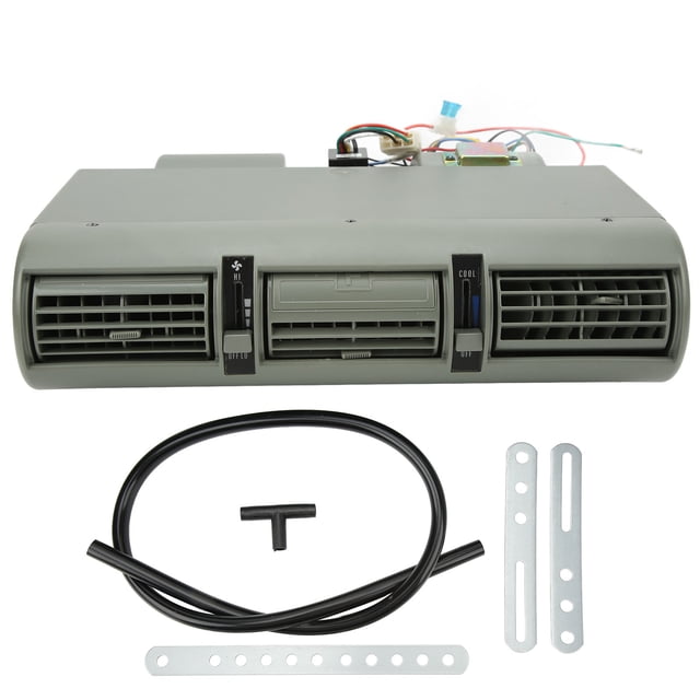 24V Air Conditioning Evaporator Assembly 4 Speed Wind Direction Temperature Adjustment for Bus Truck RV Camper