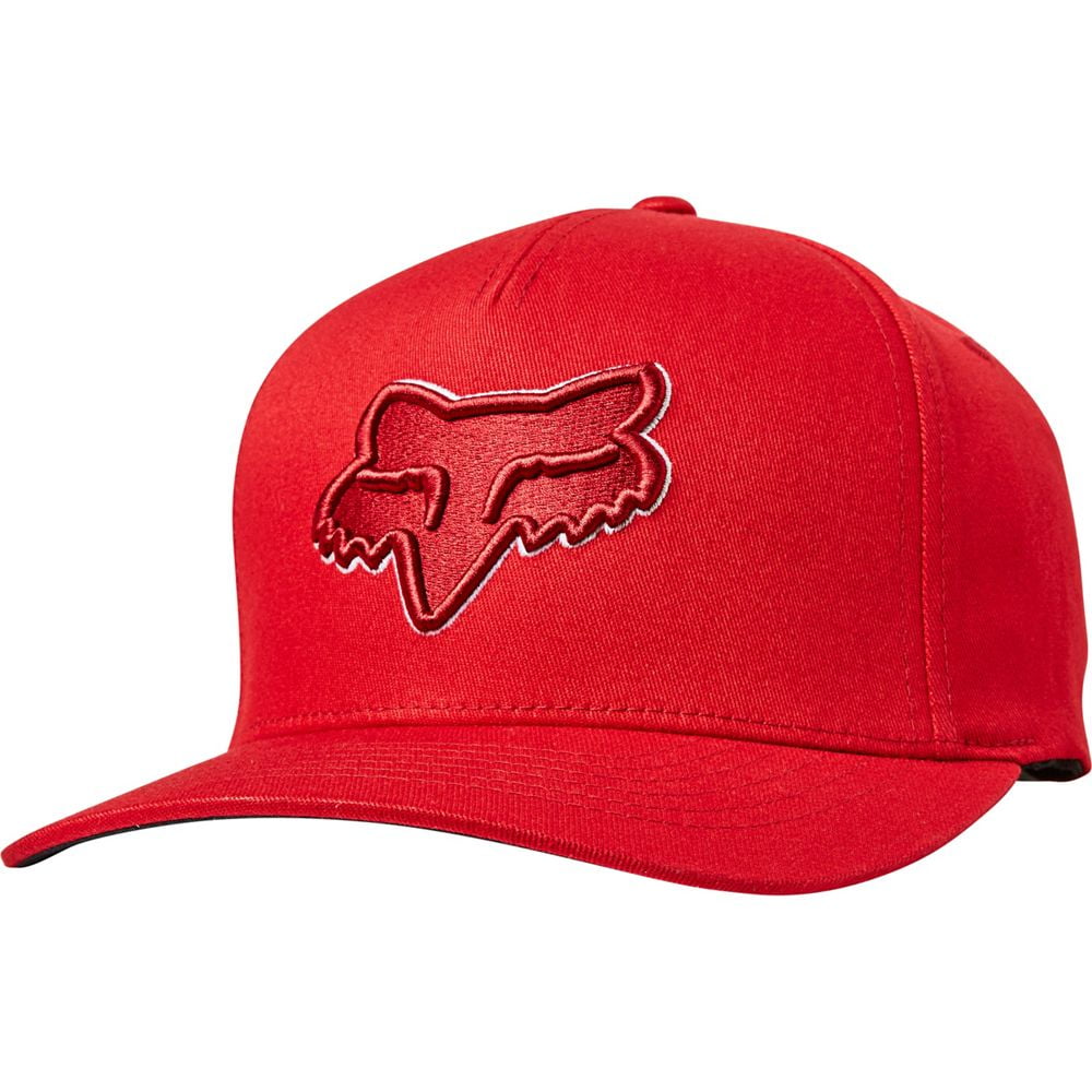 Fox Racing Men's Epicycle Fox Head Flex Fit Hat Cap (Large/X-Large, Red ...