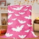 thumbnail image 4 of Manta de franela | Manta suave con estampado de murciélagos de Halloween para sofá, cama o suelo | Manta decorativa navideña para el hogar | Manta de poliéster de 70x100 cm, 4 of 6