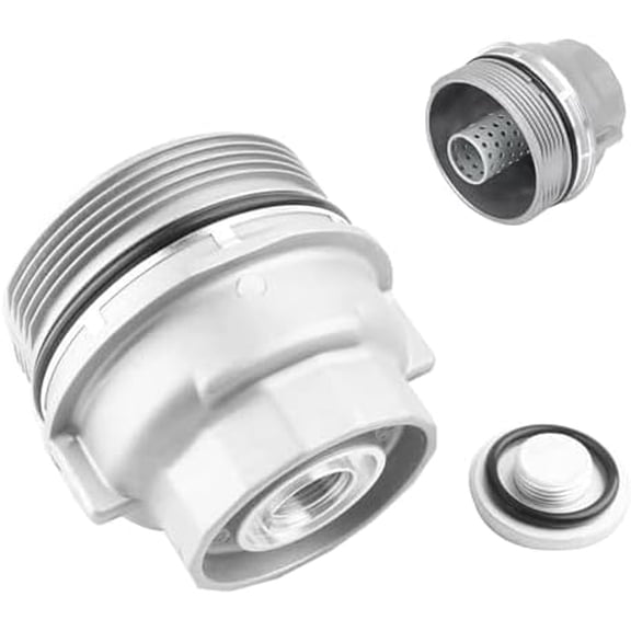 15620-31060 Engine Oil Filter Housing Cap Cover for (20052023) Toyota Camry/Tundra/RAV4/4Runner/Tacoma/Highlander/Sienna/Venza/Avalon/FJ Cruiser, Lexus ES300h/ES350/GS200t/GS300/GS350/GS450h/GX460