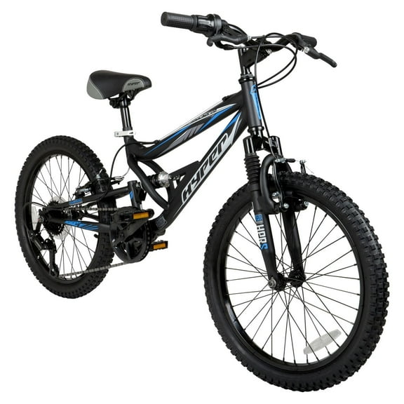 Hyper Bicycles 20" Shocker Mountain Bike. Kids Age Group 8-13, Black, Child
