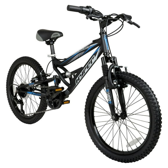 Hyper Bicycles 20" Shocker Mountain Bike. Kids Age Group 8-13, Black, Child