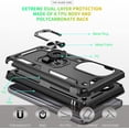 thumbnail image 4 of Compatible for Motorola Edge 2022 Case with HD Screen Protector, Moto Edge 2022 Case with Magnetic Ring Holder, Military-Grade Shockproof Protective Case for Moto Edge 2022, Black, 4 of 17