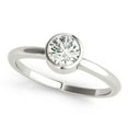 thumbnail image 3 of 1.00 Ct Brilliant Round Cut Diamond Bridal Rings Solid 950 Platinum, 3 of 6