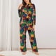 thumbnail image 2 of Balery Colored Guitars Conjunto de Pijama con Estampado para Mujer, Conjunto de Dos Piezas con Manga Larga, Ropa de Dormir Suave con Bolsillos, Pijamas Cómodos-X-Large, 2 of 7