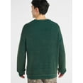 thumbnail image 3 of No Boundaries Ribbed Crewneck Sweater with Long Sleeves, Men's, 3 of 5