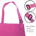 thumbnail image 4 of Toptie Cotton Canvas Parent-Child Apron Set-Hot Pink-Kid L/Adult L, 4 of 7