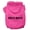 Bright Pink, variant on Pet Dog Cat Hoodie Screen Printed, "Security"