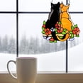 thumbnail image 2 of Panel De Ventana De Gatos De Vidrieras, Atrapasol Manchado, Adornos Colgantes, Decoración Del Hogar Speravity HA035579-00, 2 of 6