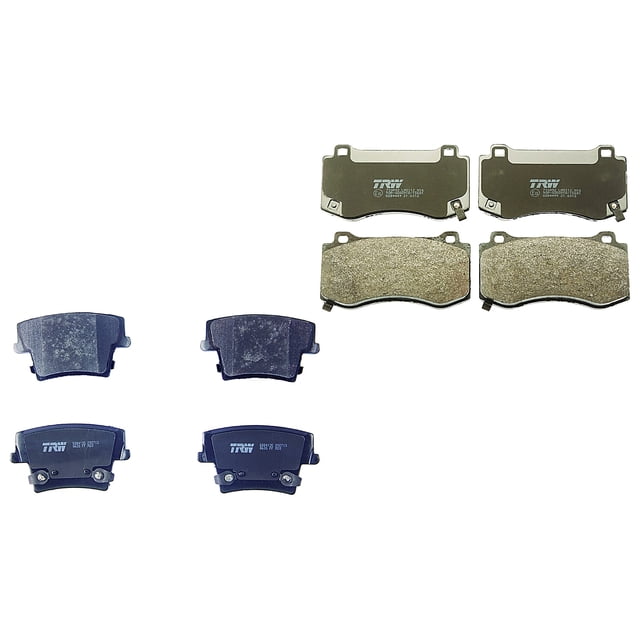 Set Balatas Bajos Metales TRW 2009 A 2014 Dodge