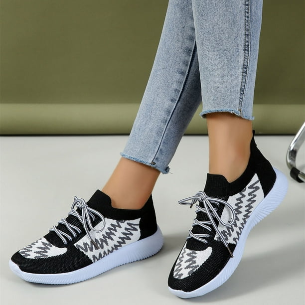 Ladies canvas sale slip on shoes