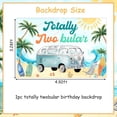 thumbnail image 6 of Surf 2nd Birthday Decoration Totally Two - Bular Birthday Backdrop Summer Beach 2nd Birthday Decoration Surfboard Backdrop Banner Retro Surf Birthday Decor for Hawaiian Beach Summer Surfing, 6 of 6