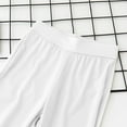 thumbnail image 4 of NAISIBABY Girls Flare Pants, Elastic Waist Ankle Length Stretchy Causal Leggings Pants White 5T, 4 of 7