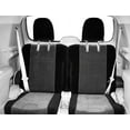 thumbnail image 2 of CalTrend Center 50/50 Split Bench O.E. Velour Seat Covers for 1995-1998 Honda Odyssey - HD101-01RR Black Premier Insert with Classic Trim, 2 of 3