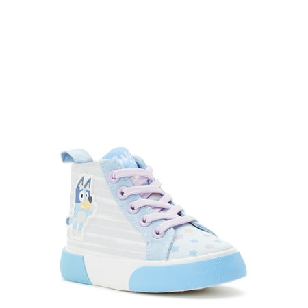 Bluey Toddler Girls Bluey and Bingo High-Top Lace-up Sneaker