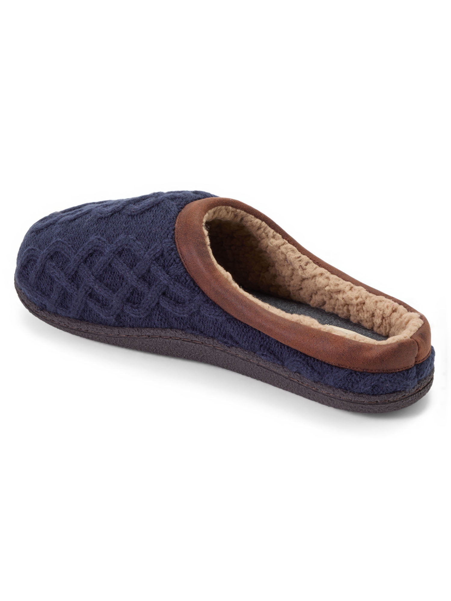 Dearfoams Cozy Comfort Men's Fisherman Knit Clog Slippers