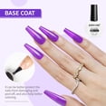 thumbnail image 2 of Set de esmaltes en gel para uñas JODSONE Top Coat Base Coat 10 ml x2, 2 of 7