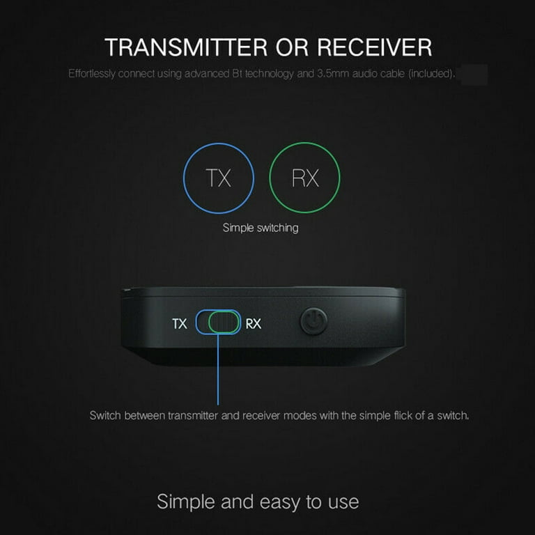 ALLTIMES 2 in 1 KN319 Wireless BT 5.0 Receiver Transmitter Car