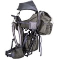 thumbnail image 4 of ClevrPlus Urban Explorer Mochila portabebés para senderismo, color verde oliva, 4 of 5