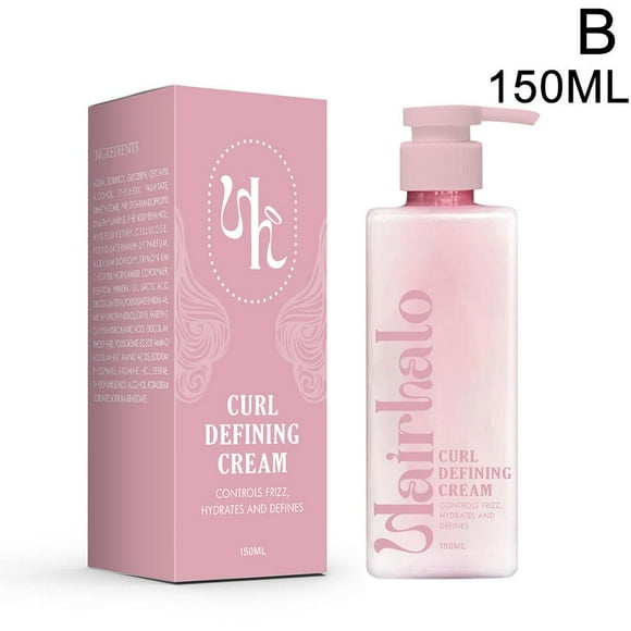 Curl Setting Cream 450ml - Long Lasting, Anti-Frizz, Natural Ingredients, Styling Cream for Perfect Curls