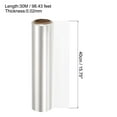 thumbnail image 2 of Uxcell 98ft x 16in Wrap Wrapper Wrapping Paper 2.2 Mil Thick, Clear 1 Roll, 2 of 4