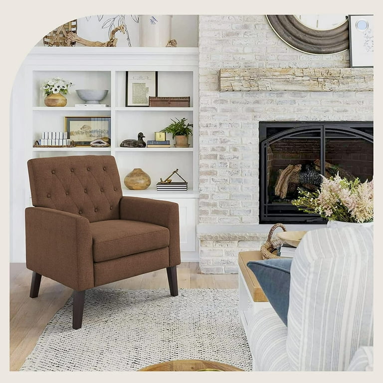 Linen accent chairs hot sale