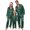 Dark Green, variant on Linfrsh Matching Family Print Pajamas Set for Christmas, Long Sleeve Shirt with Pants Soft Sleepwear Loungewear for Holiday Wear, 2XL
