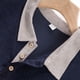 thumbnail image 5 of Ceisia Men's Spring Gift Color Blocked Zipper Turndown Collar Long-Sleeve Blouse - Fashion Casual Sporty Daily T-shirt, 5 of 8
